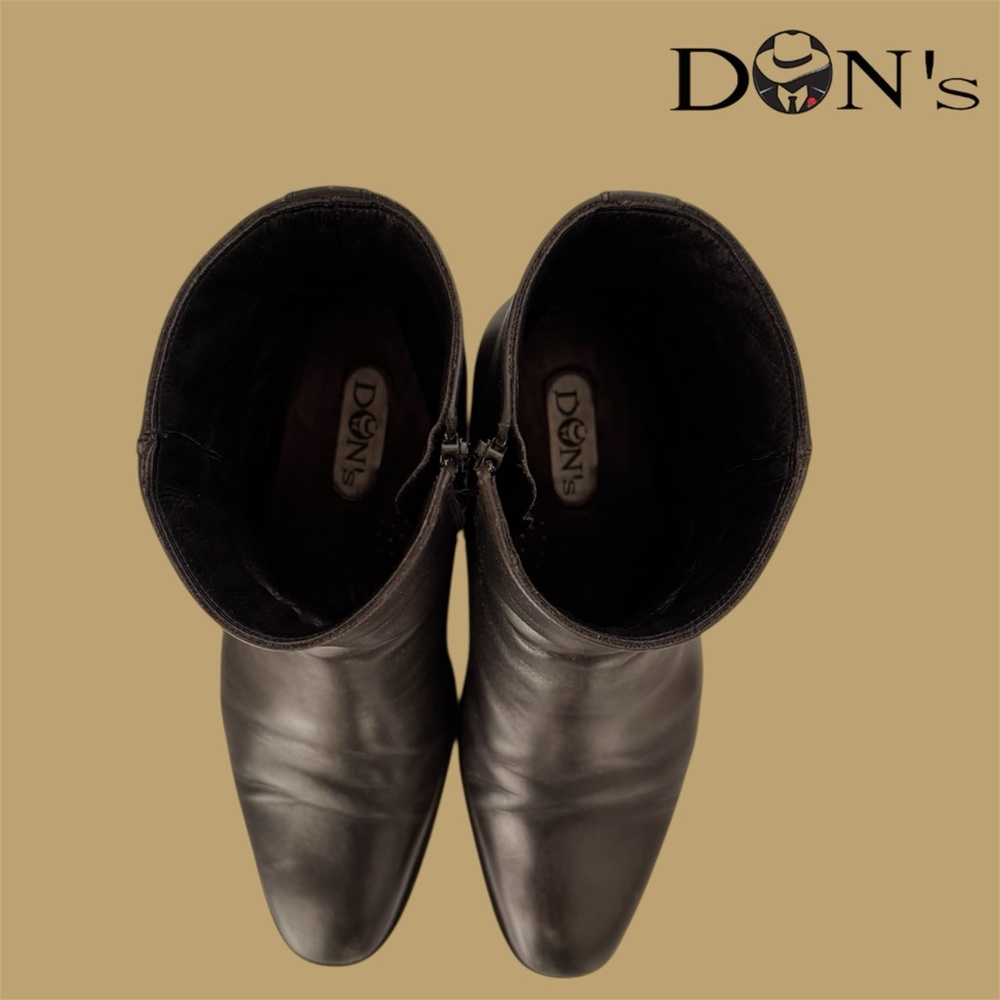 🛍️SALE🛍️ DON's Footwear Men's Handmade Elevator 100% Leather Boots - Picture 8 of 15
